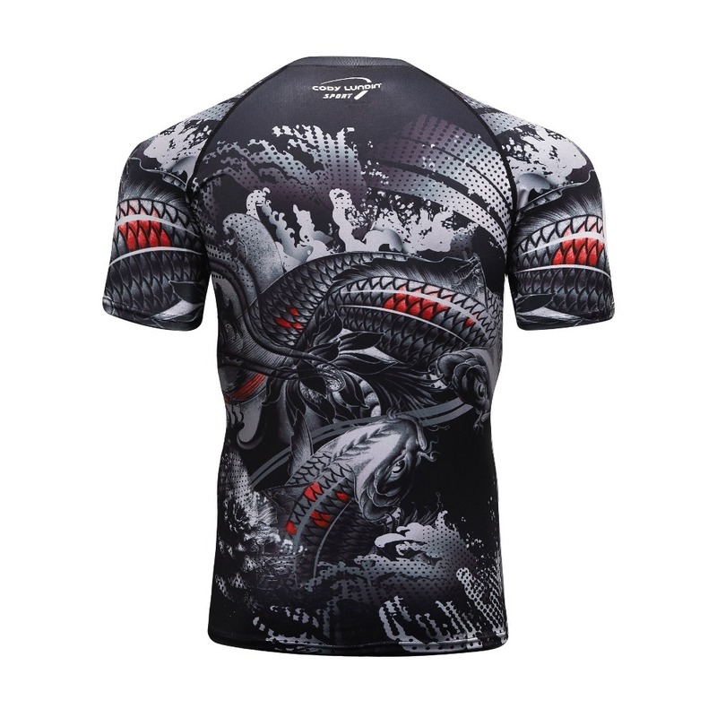 Rashguard Jiu Jitsu T shirt MMA Shorts Sets Muay Thai Rash Guard Gym Tracksuit BJJ Kickboxing Sport Suit Mma Clothing 220616