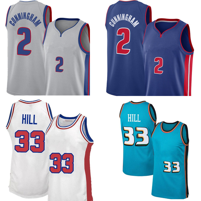 Cade Cunningham Jersey Grant 33 Hill Dennis 10 Rodman Basketball Jerseys stitched Logos
Cade Cunningham Jersey Grant 33 Hill Dennis 10 Rodman Basketball Jerseys stitched Logos