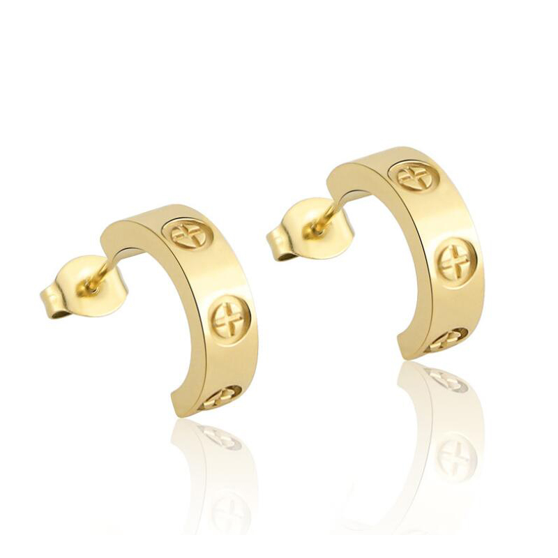 3 Colors Top Quality Women Fashion Jewelry Designer Stud Titanium Steel Cute Size Love Luxury Earring For Lady Party Gifts
3 Colors Top Quality Women Fashion Jewelry Designer Stud Titanium Steel Cute Size Love Luxury Earring For Lady Party Gifts