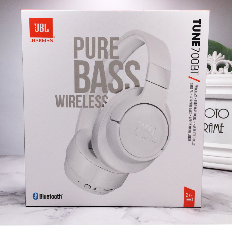 Phone Earphones JBL TUNE 700BT Bluetooth-compatible Wireless Pure Bass Earphone Gaming Sports Headset Multi-Point Connection Handsfree With Mic, Black
Phone Earphones JBL TUNE 700BT Bluetooth-compatible Wireless Pure Bass Earphone Gaming Sports Headset Multi-Point Connection Handsfree With Mic, Black
