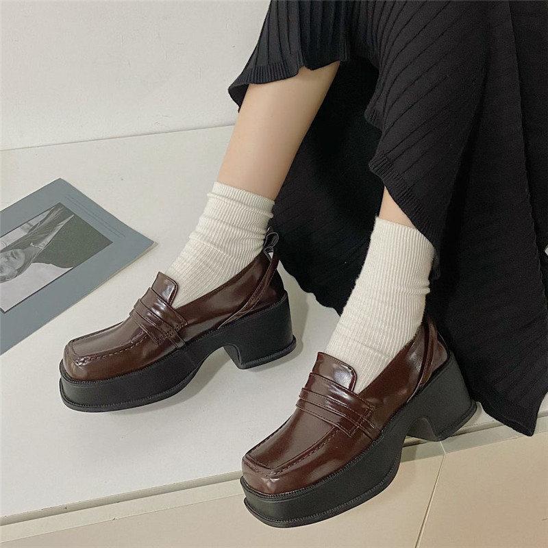 Dress Shoes 2022 Women Cute Lolita Girl Maid Boots Round Toe Leather Japanese JK High School Uniform Kawaii Anime Cosplay, Black
Dress Shoes 2022 Women Cute Lolita Girl Maid Boots Round Toe Leather Japanese JK High School Uniform Kawaii Anime Cosplay, Black