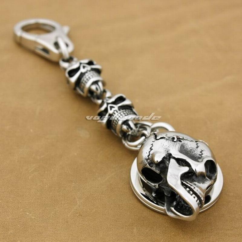 Keychains Unique 316L Stainless Steel Skulls KeyRing Mens Boys Biker Rock Punk Keychain 3G002KC (3P3)
Keychains Unique 316L Stainless Steel Skulls KeyRing Mens Boys Biker Rock Punk Keychain 3G002KC (3P3)
