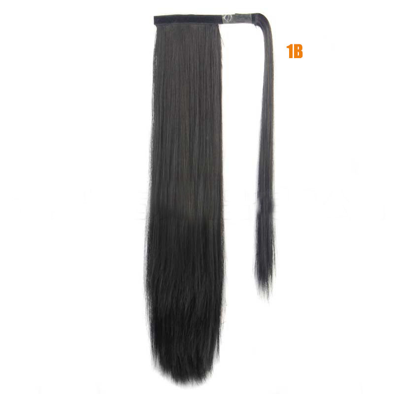 Synthetic Hair Wig European and American Long Straight Women's Ponytail