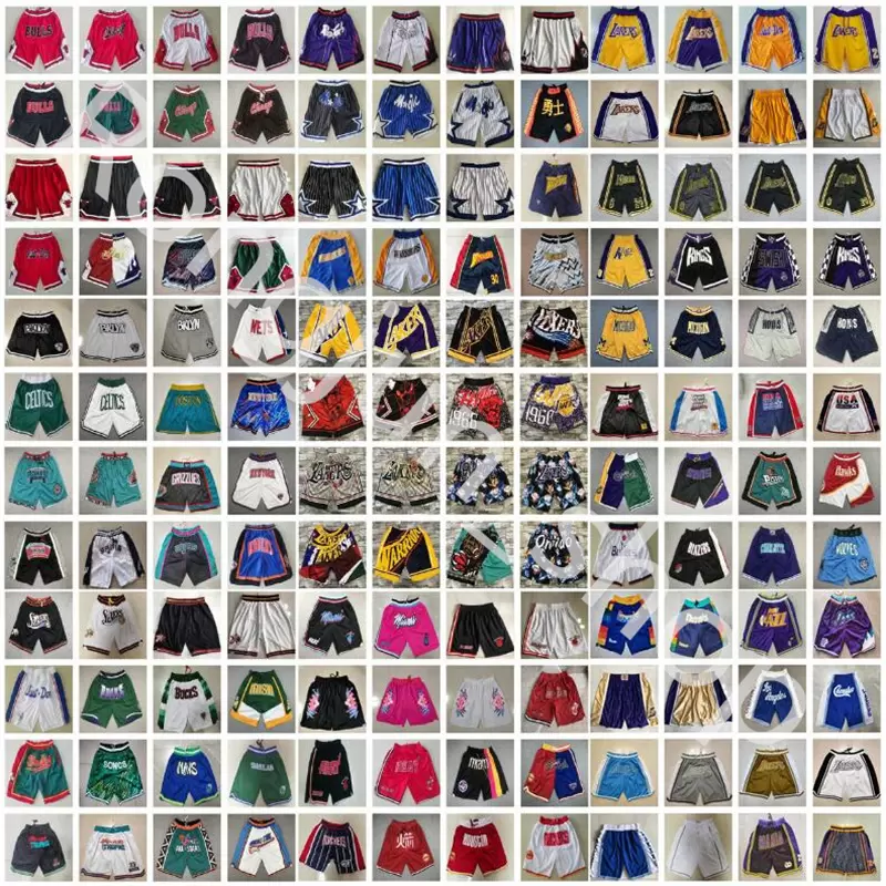 All Team Just Don Pockets Basketball Shorts Retro Sport LALakers Teal Hip-Pop Pants With Pocket Zipper Sweatpants Stitched Ba''nba''Jerseys, Picture printed
All Team Just Don Pockets Basketball Shorts Retro Sport LALakers Teal Hip-Pop Pants With Pocket Zipper Sweatpants Stitched Ba''nba''Jerseys, Picture printed