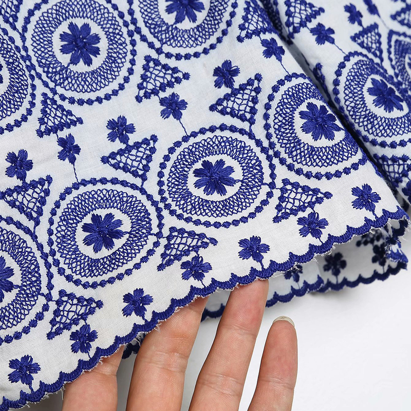 Klacwaya Women Blue Embroidery High Waist Shorts Fashion Lady Boho Style Shorts Vintage Side Zipper Chic Female Pants 220527