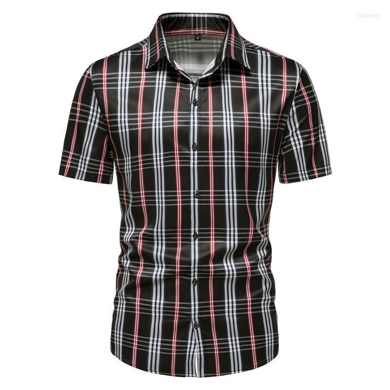 Men's Dress Shirts Mens Striped Formal Fashion Social Short Sleeved Business Work Smart Casual Shirt For Male Grid Tops ClothingMen's Men'sM, Dc014
Men's Dress Shirts Mens Striped Formal Fashion Social Short Sleeved Business Work Smart Casual Shirt For Male Grid Tops ClothingMen's Men'sM, Dc014