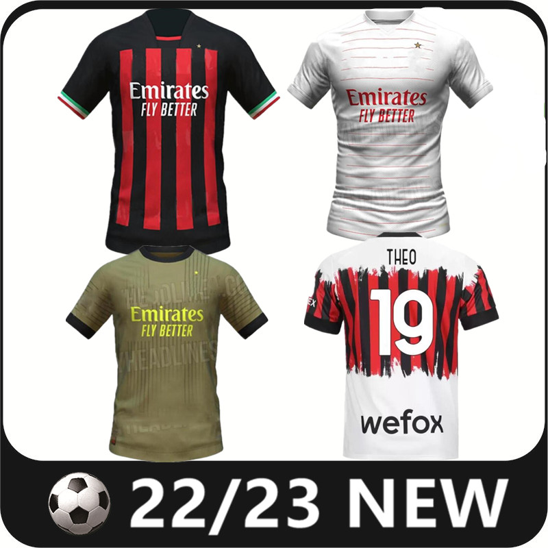 22 23 IBRAHIMOVIC 4TH AC soccer jerseys 2022 2023 milan GIROUD home BRAHIM away Fans version TONALI REBIC THEO BENNACER KESSIE KJAER Third football Uniformi, 22/23 home
22 23 IBRAHIMOVIC 4TH AC soccer jerseys 2022 2023 milan GIROUD home BRAHIM away Fans version TONALI REBIC THEO BENNACER KESSIE KJAER Third football Uniformi, 22/23 home