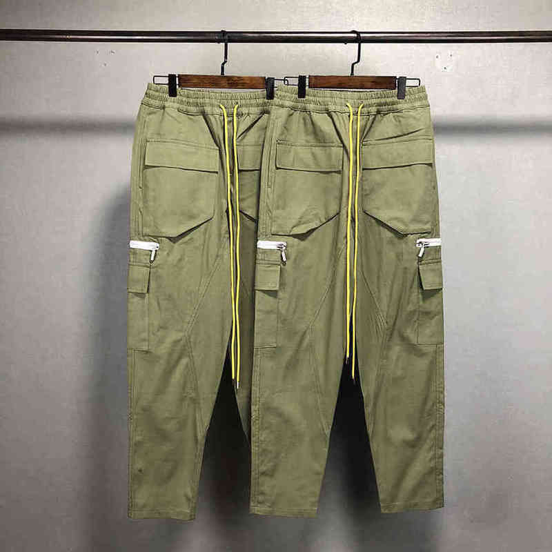 RHUDE Drawstring Vintage Cargo Streetwear Techwear Sweatpants Men Trousers Traf Women' Pants Men' Clothing B71J, Army green
RHUDE Drawstring Vintage Cargo Streetwear Techwear Sweatpants Men Trousers Traf Women' Pants Men' Clothing B71J, Army green
