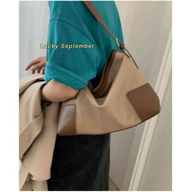 Factory Online Export Designer Bags Handbag Women's and New Fashion Contrast Color Underarm Versatile Messenger Bucket, Brown
Factory Online Export Designer Bags Handbag Women's and New Fashion Contrast Color Underarm Versatile Messenger Bucket, Brown