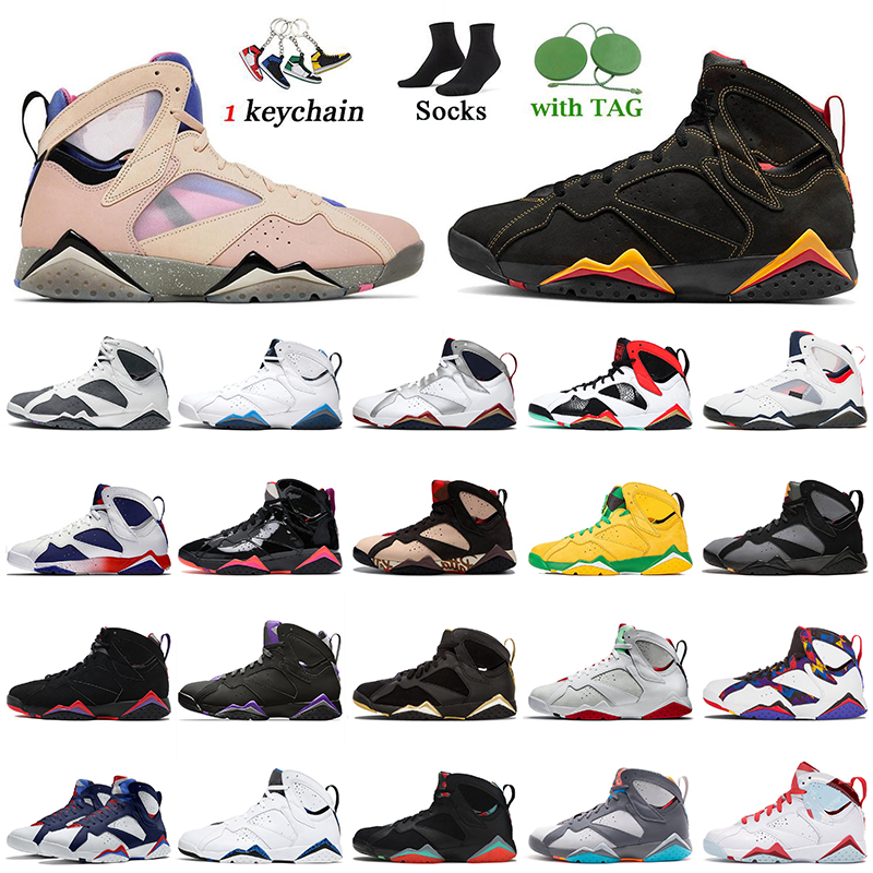 Designer Men Basketball Shoes With Socks 2022 Jumpman 7 7s Sapphire Citrus French Blue Flint Bordeaux Oregon Ducks PSGs Black Patent Women Mens Trainers Sneakers, B36 36-47 
Designer Men Basketball Shoes With Socks 2022 Jumpman 7 7s Sapphire Citrus French Blue Flint Bordeaux Oregon Ducks PSGs Black Patent Women Mens Trainers Sneakers, B36 36-47