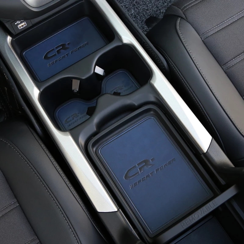 Car Storage Sink Mat Leather Slip Mats For Honda Coasters Door Slip Mats Door Protectors Leather Coasters