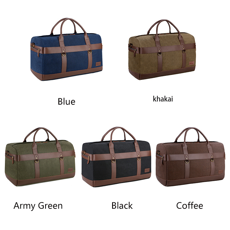 Men Canvas Tote Bag Exclusive Adventure s Travel Hand Luggage s Large Capacity Duffle s Weekender Women 220509