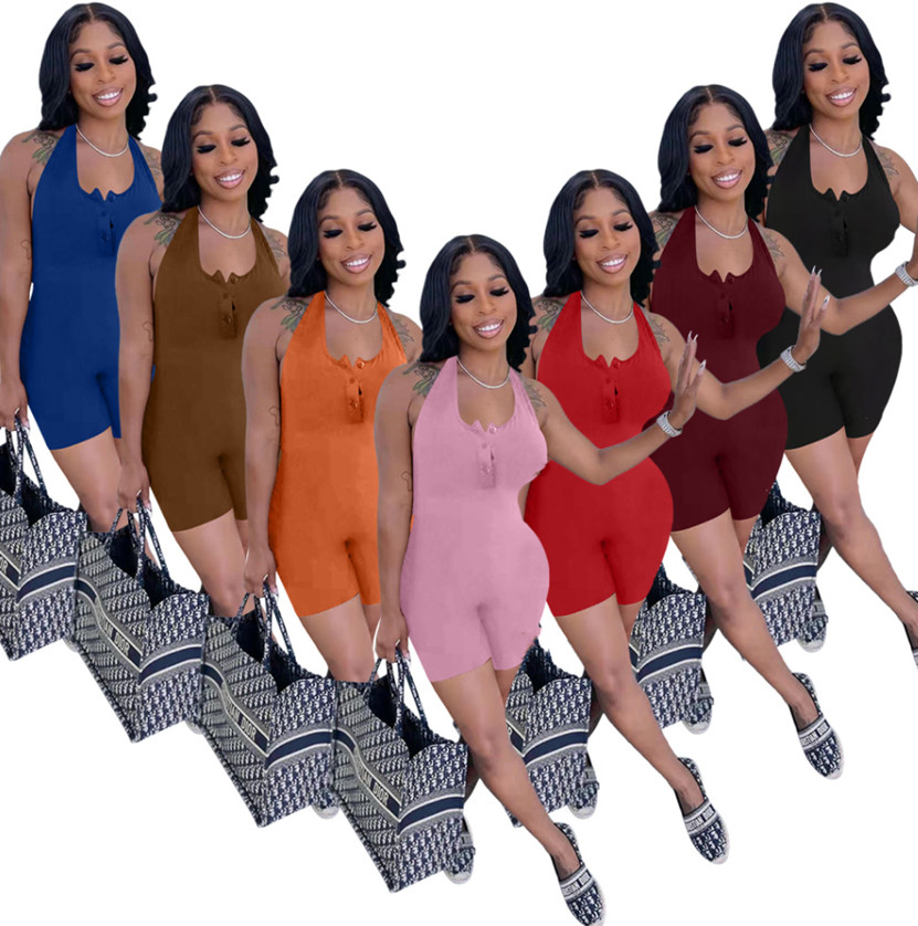 Summer Jumpsuits Women Embroidery Rompers Fashion Sleeveless Backless Jumpers suit Solid Bodycon Bodysuit Sexy Club Wear Wholesale Bulk 7250, Red
Summer Jumpsuits Women Embroidery Rompers Fashion Sleeveless Backless Jumpers suit Solid Bodycon Bodysuit Sexy Club Wear Wholesale Bulk 7250, Red