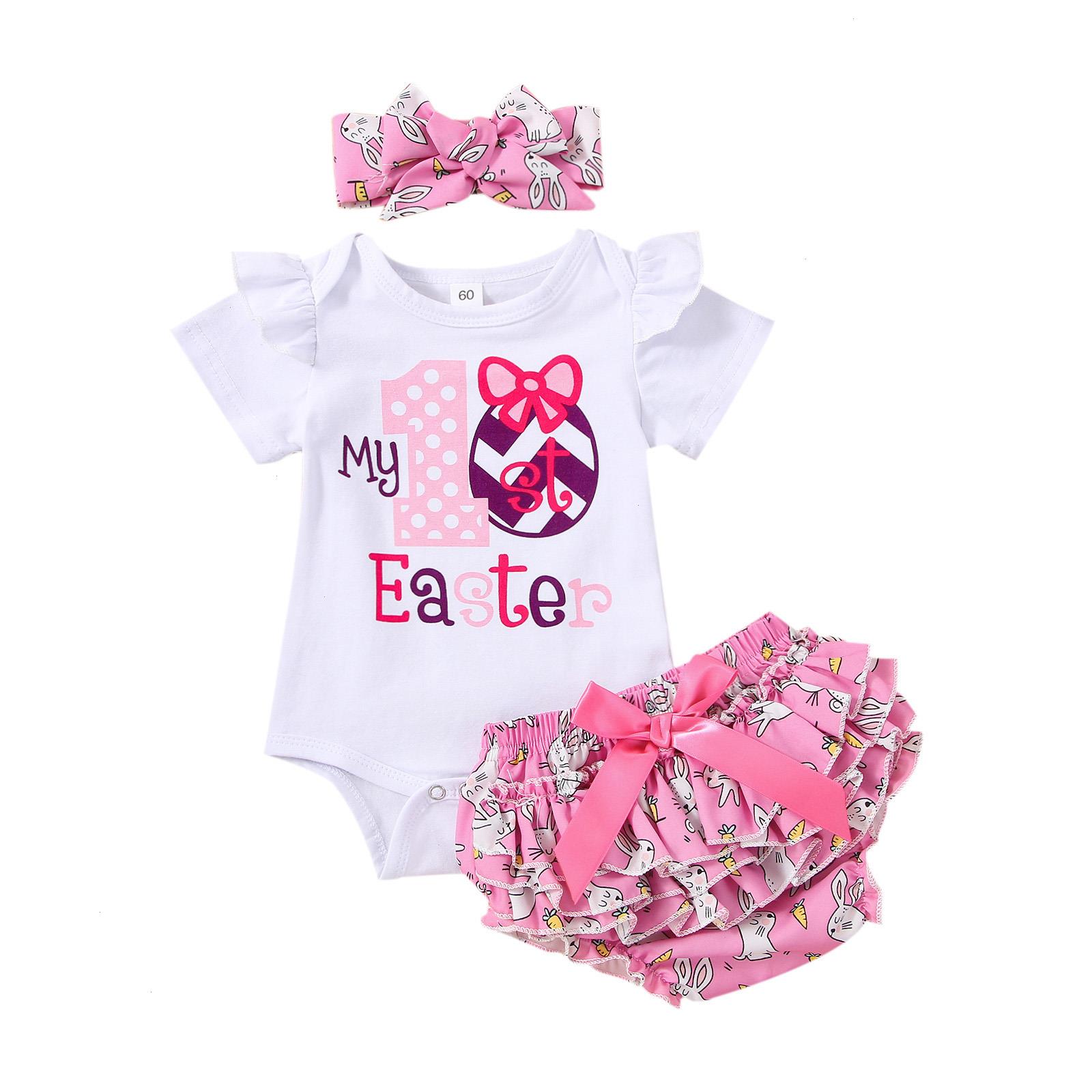 0-18m Newborn Infant Baby Girls Jumpsuit Set First Easter Summer Short Sleeve Romper Bunny Print Shorts, As picture
0-18m Newborn Infant Baby Girls Jumpsuit Set First Easter Summer Short Sleeve Romper Bunny Print Shorts, As picture
