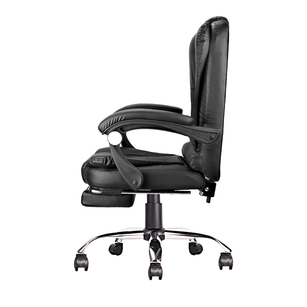 Fashion Furniture High Back Office Adjustable Ergonomic Executive PU Leather Swivel Work Lumbar Support Computer Desk Chair Footrest for Home Furnitur