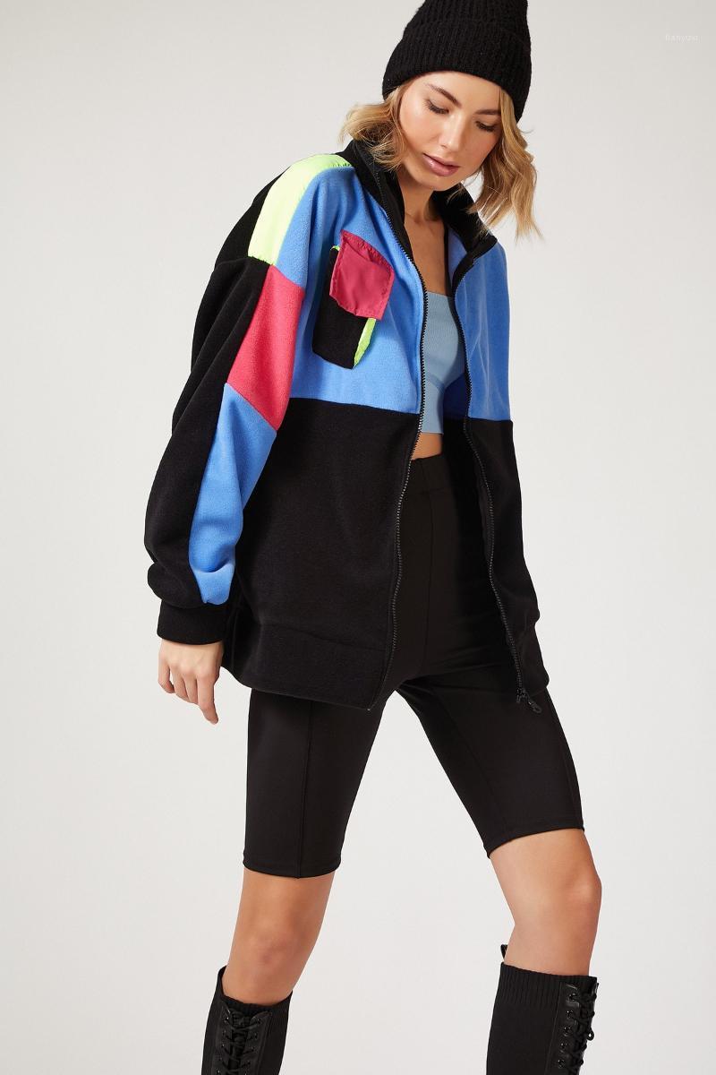 Women's Hoodies & Sweatshirts Happiness Ist. Womens Block Color Zipper Fleece Tracksuit Top OX00035, Black
Women's Hoodies & Sweatshirts Happiness Ist. Womens Block Color Zipper Fleece Tracksuit Top OX00035, Black