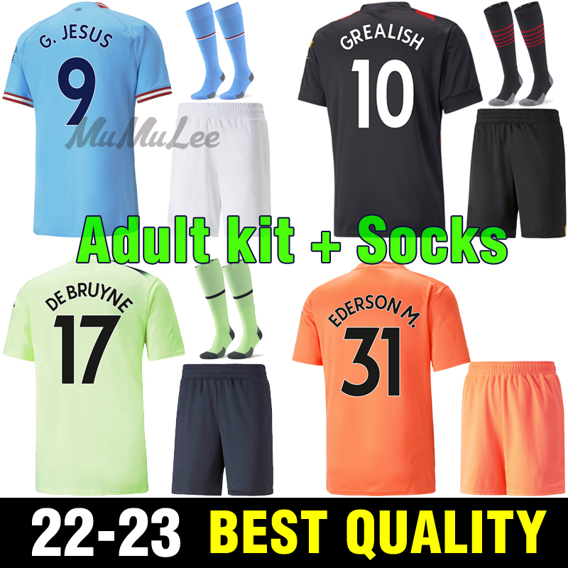 Adult kit HAALAND soccer jersey Home away third 22 23 DE BRUYNE PHILLIPS GK MANS CITIES GREALISH STERLING FERRAN MAHREZ FODEN 2022 2023 football shirt uniforms
Adult kit HAALAND soccer jersey Home away third 22 23 DE BRUYNE PHILLIPS GK MANS CITIES GREALISH STERLING FERRAN MAHREZ FODEN 2022 2023 football shirt uniforms