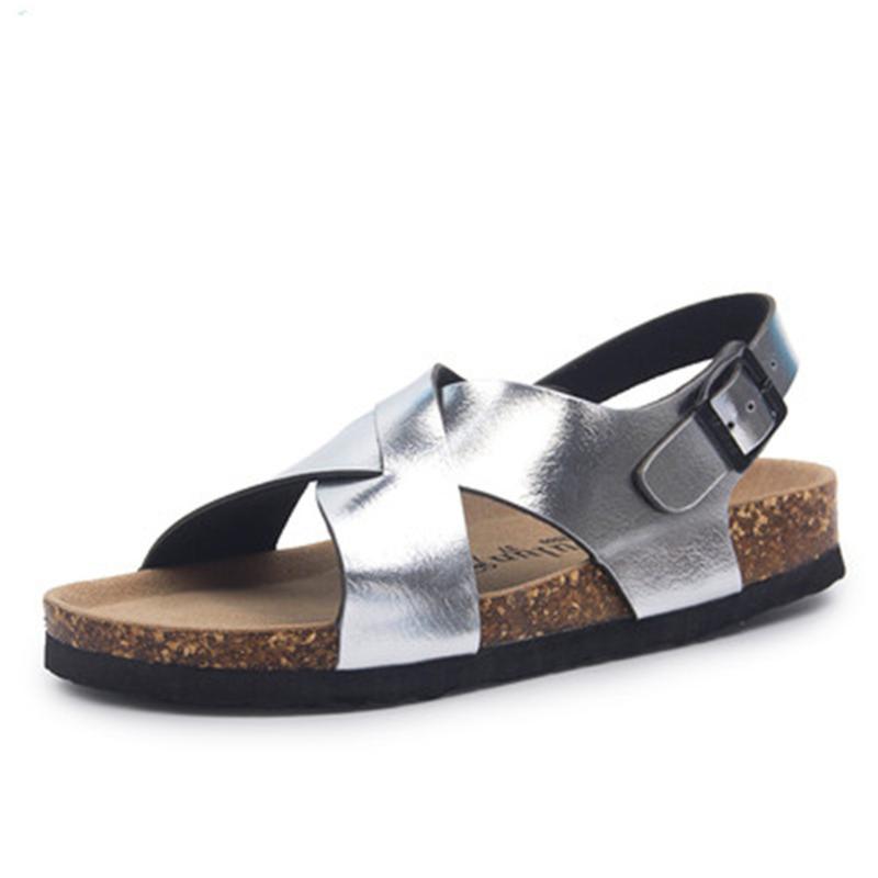 Sandals 2022 Lovers Beach Cork Men Fashion Leather Summer Casual Buckle Strap Outside Non-slip Sandalias Cross Shoes, 01
Sandals 2022 Lovers Beach Cork Men Fashion Leather Summer Casual Buckle Strap Outside Non-slip Sandalias Cross Shoes, 01
