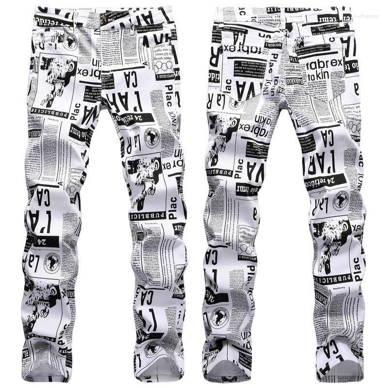 Men's Jeans Male Personality Letter Printed Mens Painted Casual Trendy Nightclub Singer Explosive Denim Trousers Slim Stretch JeansMen's Ber, White
Men's Jeans Male Personality Letter Printed Mens Painted Casual Trendy Nightclub Singer Explosive Denim Trousers Slim Stretch JeansMen's Ber, White