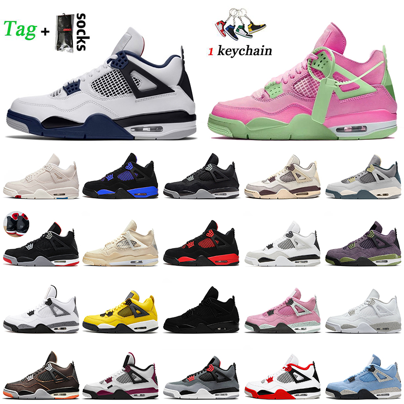 Top Quality Leather Sneakers 2022 Jumpman 4 Basketball Shoes Sail Pink Midnight Navy Craft 4s Blue Red Thunder Black Canvas Canyon Purple Women Mens Trainers Sports, C35 red metallic 36-47
Top Quality Leather Sneakers 2022 Jumpman 4 Basketball Shoes Sail Pink Midnight Navy Craft 4s Blue Red Thunder Black Canvas Canyon Purple Women Mens Trainers Sports, C35 red metallic 36-47