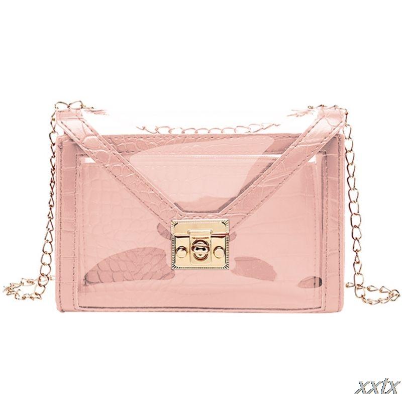 Evening Bags Women Transparent Small Handbag Shoulder Bag Summer Beach Purse Crossbody Tote, Pink
Evening Bags Women Transparent Small Handbag Shoulder Bag Summer Beach Purse Crossbody Tote, Pink
