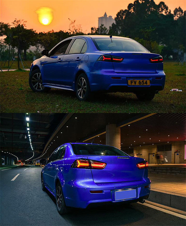 Tail Lamp For Mitsubishi Lancer LED Taillight 20 09-16 LED Taillights Rear turn Signal Dynamic Auto DRL Accessories
