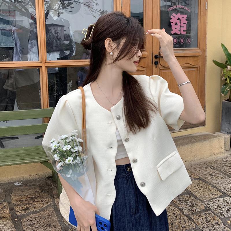 Women's Suits & Blazers Short Sleeve Suit Coat Women Summer 2022 Puff Chic Temperament Casual Loose Blazer Crop TopWomen's, Green
Women's Suits & Blazers Short Sleeve Suit Coat Women Summer 2022 Puff Chic Temperament Casual Loose Blazer Crop TopWomen's, Green
