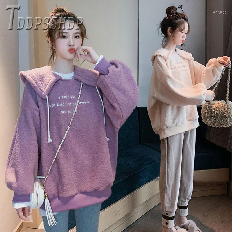 Thick Lining With Fluff Women Sweatshirt Imitation Lambswool Autumn Winter Female Sweatshirts Women's Hoodies &
Thick Lining With Fluff Women Sweatshirt Imitation Lambswool Autumn Winter Female Sweatshirts Women's Hoodies &