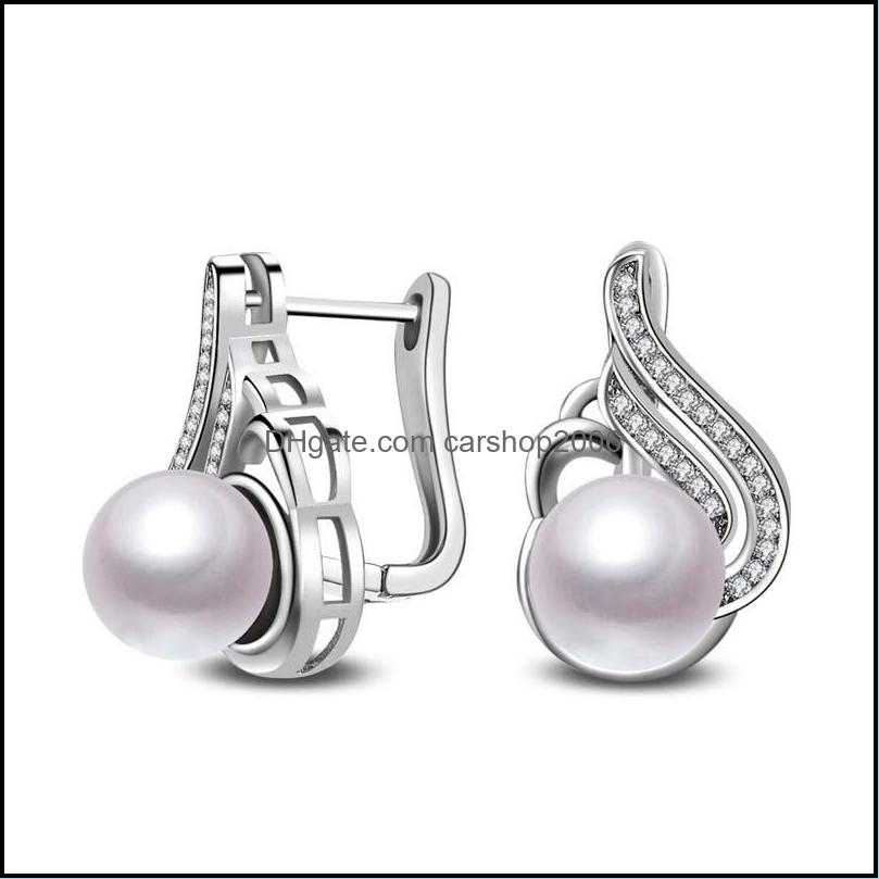 Hoop Hie Earrings Jewelry Sier Fashion Crystal Pearl For Women Girl Wedding Party Wholesale - 0673Wh Drop Delivery 2021 Bqmsz
Hoop Hie Earrings Jewelry Sier Fashion Crystal Pearl For Women Girl Wedding Party Wholesale - 0673Wh Drop Delivery 2021 Bqmsz