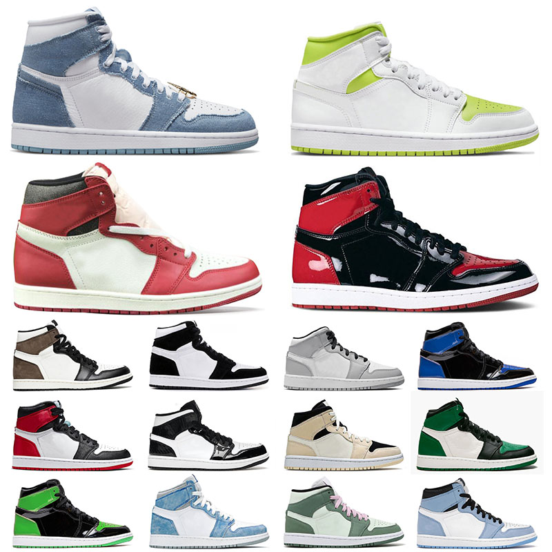 New Jumpman 1 1s Mens Womens Designer Basketball Shoes Chicago Reimagined High White Lime Bred Patent Mid Carbon Fiber Dutch Green Sneakers Trainers Size 12 Eur 36-46, 36-46 bred patent 
New Jumpman 1 1s Mens Womens Designer Basketball Shoes Chicago Reimagined High White Lime Bred Patent Mid Carbon Fiber Dutch Green Sneakers Trainers Size 12 Eur 36-46, 36-46 bred patent