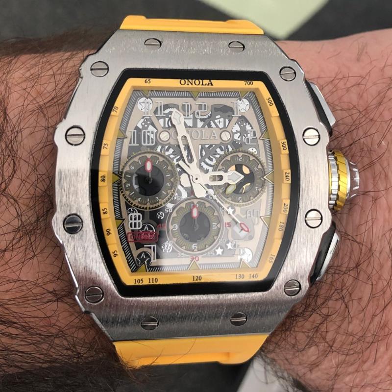 Wristwatches Multifunction Tonneau Mens Watches Top Luxury Waterproof Sports Luminous Watch Classic Fashion Steel Chronograph ClocksWristwat, J18-12
Wristwatches Multifunction Tonneau Mens Watches Top Luxury Waterproof Sports Luminous Watch Classic Fashion Steel Chronograph ClocksWristwat, J18-12