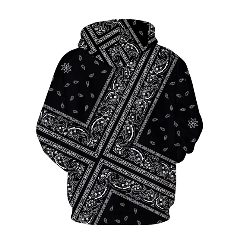 Black 3D Paisley Print Hoodie Sweatshirt Men Women Autumn Winter Casual Hoodies Men Hip Hop Streetwear Hoody Tracksuit 201126