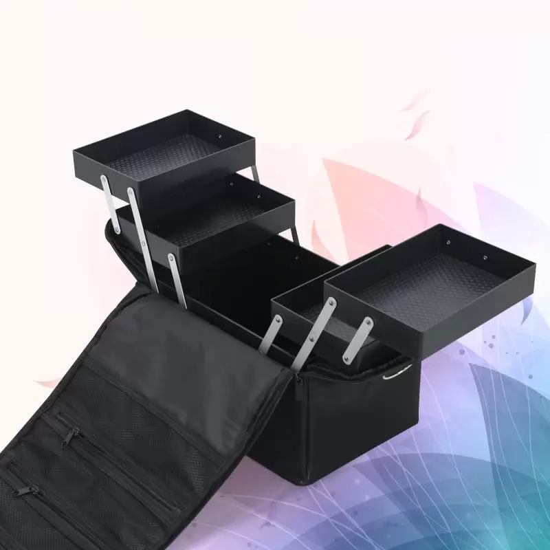 Cosmetic Bags & Cases Professional Bag Suitcase For Makeup Box Make Up Organizer Storage Case Pouch Toiletry Wash Beauty Zipper Big Case