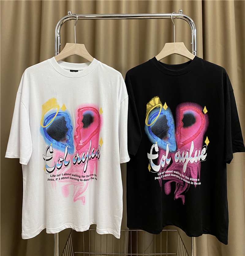 2022 High Street Short Sleeve Loose Cotton Tie Dye Printing Men's Women's Fashion Sports T-Shirt Top, White
2022 High Street Short Sleeve Loose Cotton Tie Dye Printing Men's Women's Fashion Sports T-Shirt Top, White