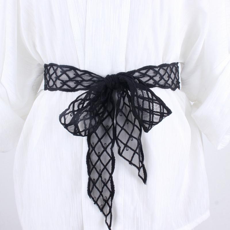 Belts Fashion Korea Lace Fabric For Women Female Ribbon Dress Waist Accessories Long Scarf Headband, White
Belts Fashion Korea Lace Fabric For Women Female Ribbon Dress Waist Accessories Long Scarf Headband, White