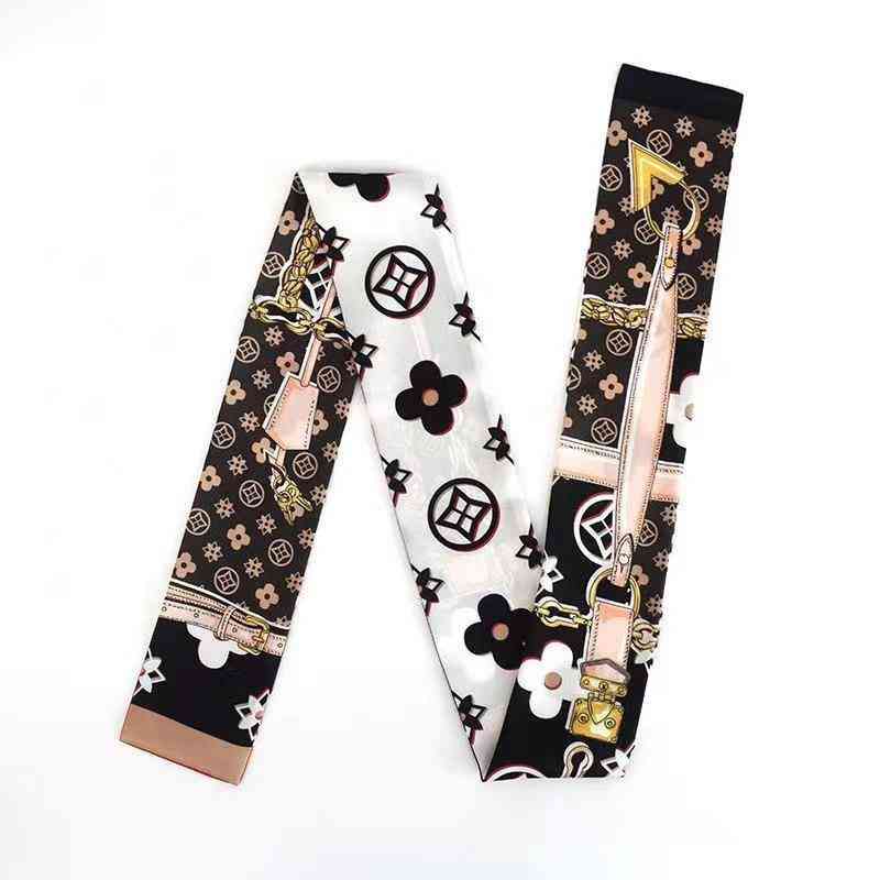 Designer Silk Head Bag Hair Scarf Spring and Summer New Long Small Silk Feminine Temperament with Suit Professional Scarf Hair Band Hair Decoration Scarf
Designer Silk Head Bag Hair Scarf Spring and Summer New Long Small Silk Feminine Temperament with Suit Professional Scarf Hair Band Hair Decoration Scarf