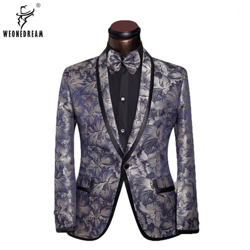 Wholesale- 2022 Brand Clothing Suit Jacket Men' Custom Suits Silver Decorative Pattern Business Pants Ceket Wedding Blazer -2XL, As picture
Wholesale- 2022 Brand Clothing Suit Jacket Men' Custom Suits Silver Decorative Pattern Business Pants Ceket Wedding Blazer -2XL, As picture