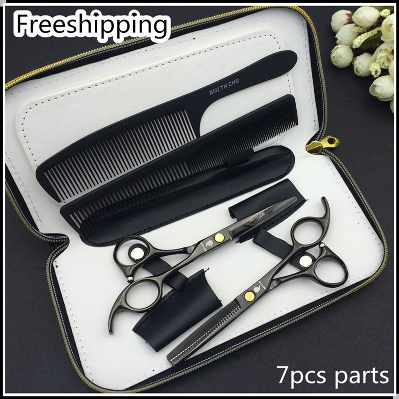 Smith Chu Hair Scissors Professional Hairdressing High Quality Cutting Thinning Scissor Shears Hairdresser Barber Razor 220317