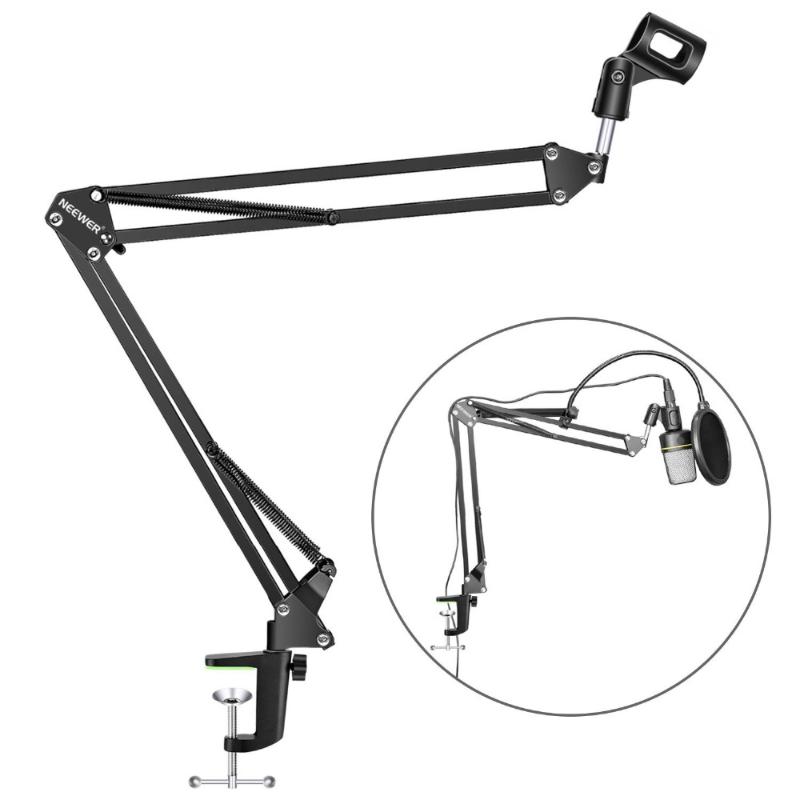 Microphones Neewer Extendable Recording Microphone Holder Suspension Boom Scissor Arm Stand With Mic Clip Table Mounting Clamp
Microphones Neewer Extendable Recording Microphone Holder Suspension Boom Scissor Arm Stand With Mic Clip Table Mounting Clamp