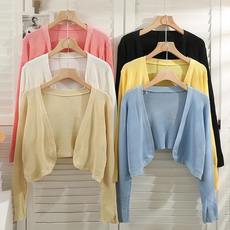 Women's Knits & Tees Summer Thin Short Cardigan Women Long Sleeve Knitted Tee Shirts Crop Tops Female Open Stitch Sweater ShirtsWomen's Time, Blue
Women's Knits & Tees Summer Thin Short Cardigan Women Long Sleeve Knitted Tee Shirts Crop Tops Female Open Stitch Sweater ShirtsWomen's Time, Blue