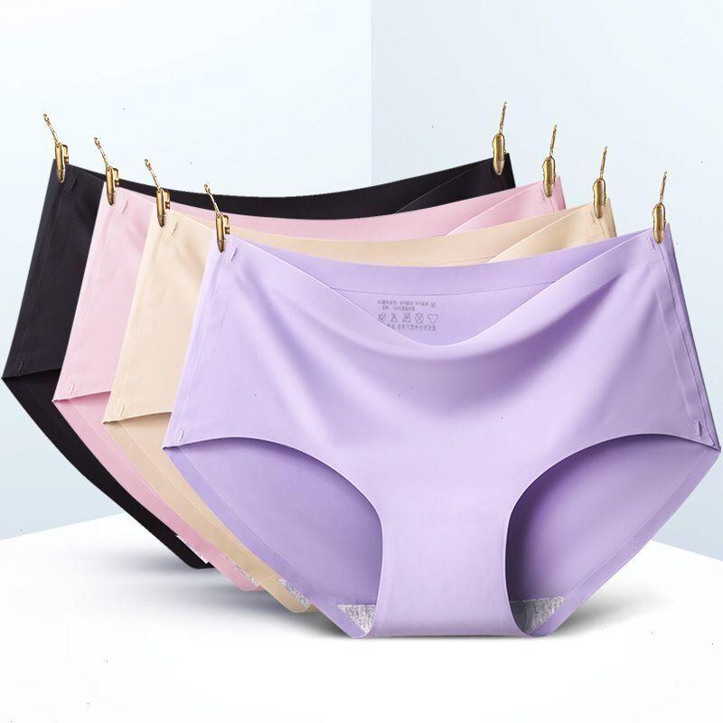 3pcs Set Large Size Xxl Seamless Women Panties Mid-waist Ladies Sexy Briefs Female Breathable Underwear Ice Silk Crotch Lingerie, Beige beige beige
3pcs Set Large Size Xxl Seamless Women Panties Mid-waist Ladies Sexy Briefs Female Breathable Underwear Ice Silk Crotch Lingerie, Beige beige beige