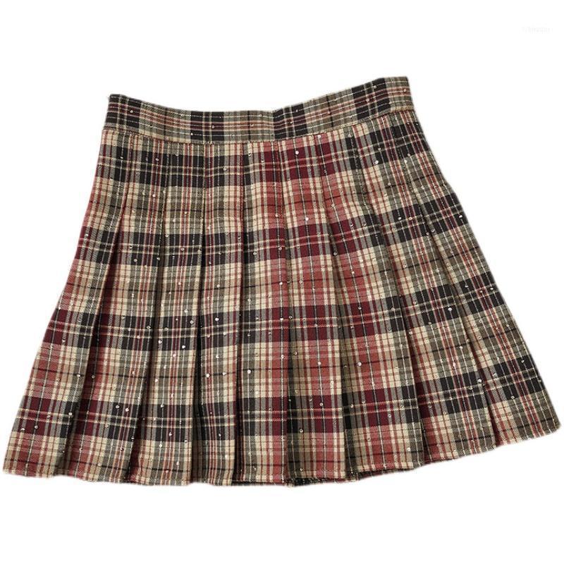 Skirts Spring Korean Sequins Retro Plaid Pleated High Waist A-line Skirt Women1, Gray
Skirts Spring Korean Sequins Retro Plaid Pleated High Waist A-line Skirt Women1, Gray