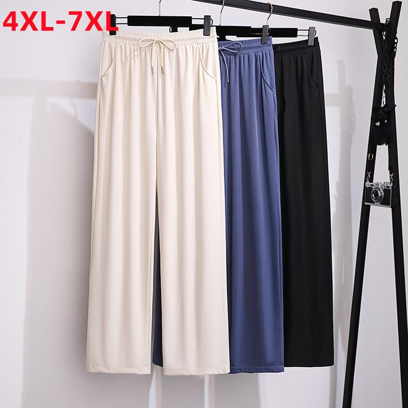 Women's Plus Size Pants Summer For Women Large Loose Casual Beige Blue Thin Wide Leg Viscose Trousers 3XL 4XL 5XL 6XL 7XLWomen's
Women's Plus Size Pants Summer For Women Large Loose Casual Beige Blue Thin Wide Leg Viscose Trousers 3XL 4XL 5XL 6XL 7XLWomen's