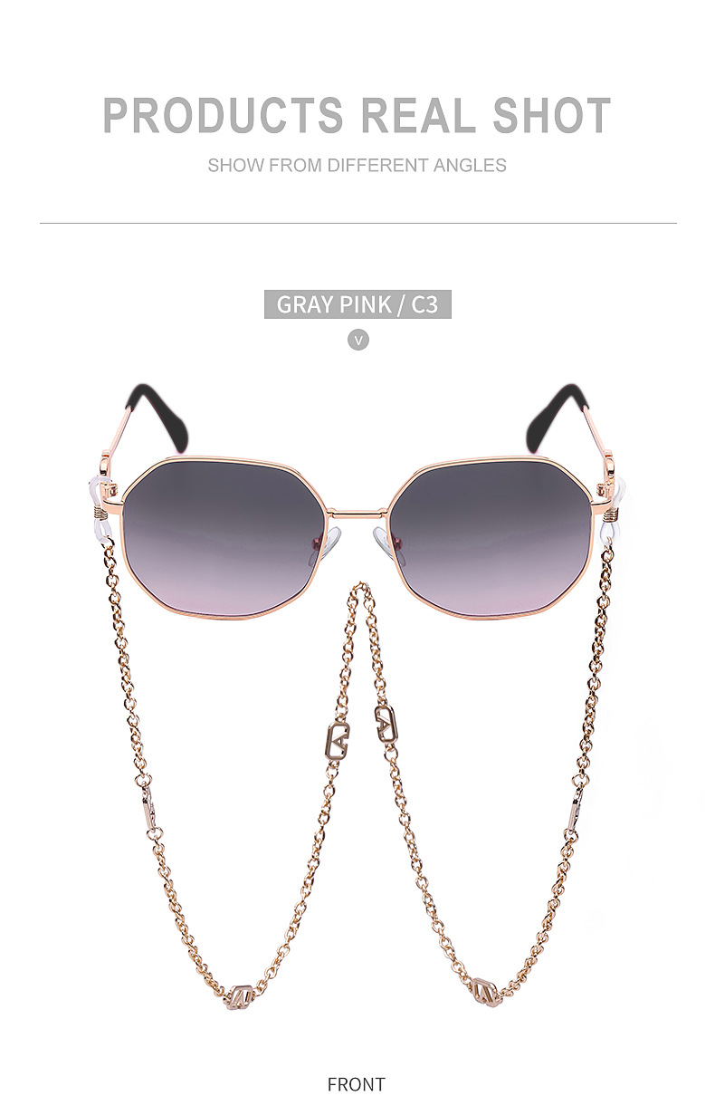 Designer Sunglasses Brand Eyewear Chain Luxury Men Women Sun Glasses UV400 Metal Lens for Daily Outdoor Travel Gift High Quality Texture
