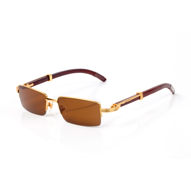 Brand Designer Sunglasses for Women Mens Half Semi Rimless Metal Hinge Sunglasses Carti Man Glasses Womens Ploarized Sun glass UV400 Unisex Eyeglasses