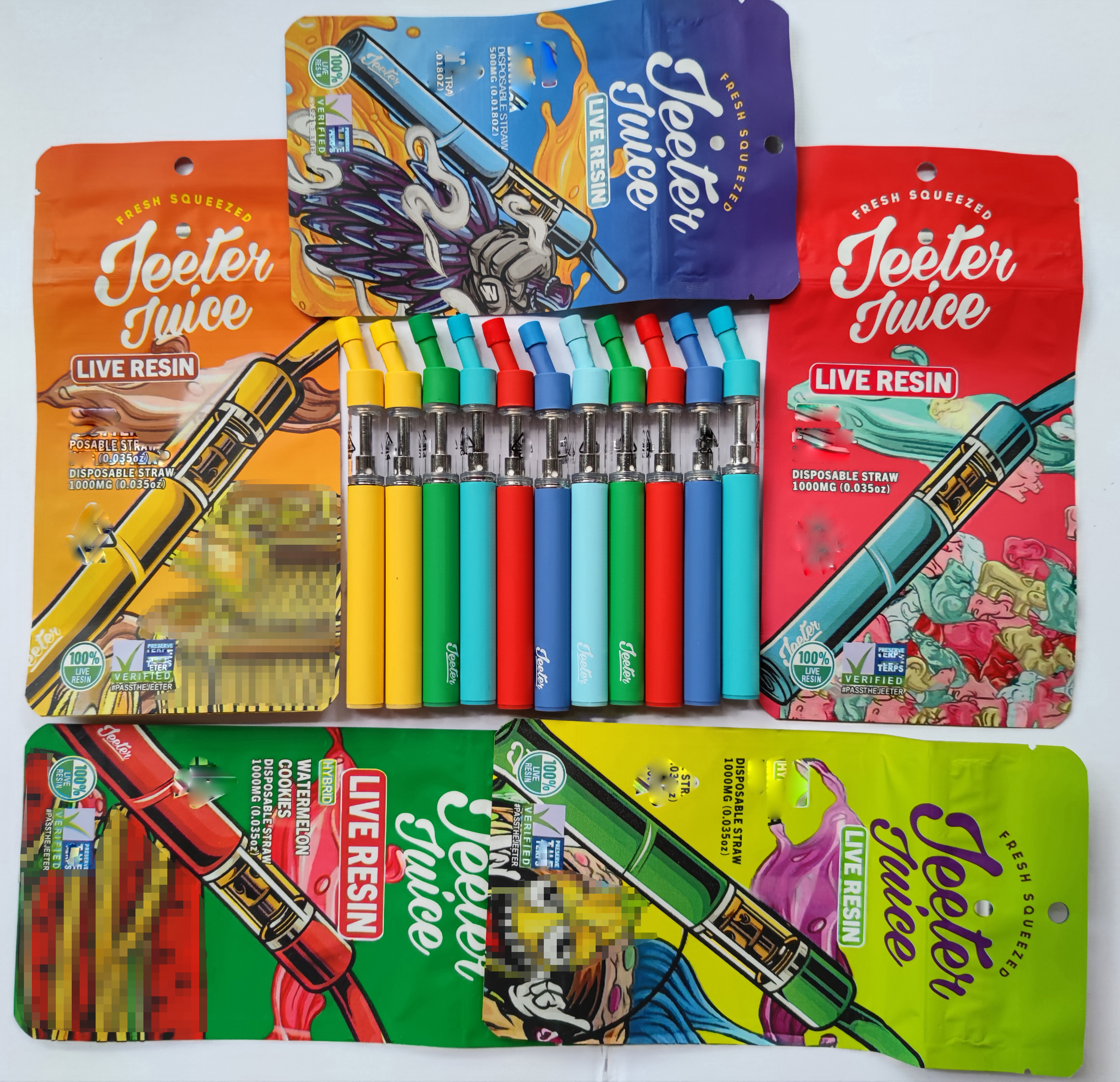 JEETER juice Rechargeable E cigarettes cig Cigarette Device 1.0ML Disposable ecigarette E-cigarettes kits atomizers electronic Vape Pen Pod 10 Color Disposables
JEETER juice Rechargeable E cigarettes cig Cigarette Device 1.0ML Disposable ecigarette E-cigarettes kits atomizers electronic Vape Pen Pod 10 Color Disposables