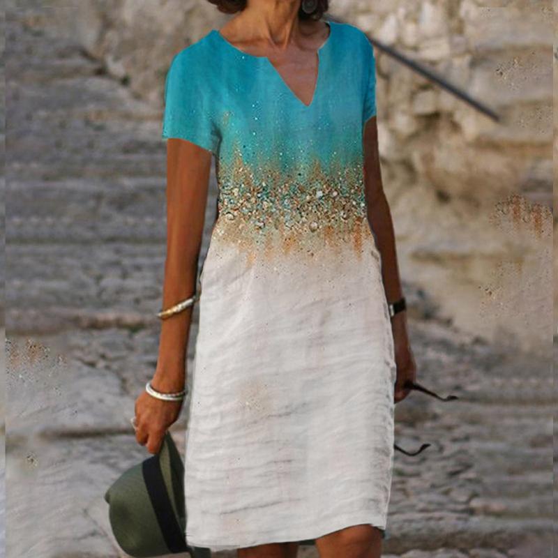 Casual Dresses Summer Dress Women 2022 Boho Short Sleeve V Neck Mini Old Ladies Holiday Outfit Floral Print Straight SundressCasual, Blue
Casual Dresses Summer Dress Women 2022 Boho Short Sleeve V Neck Mini Old Ladies Holiday Outfit Floral Print Straight SundressCasual, Blue