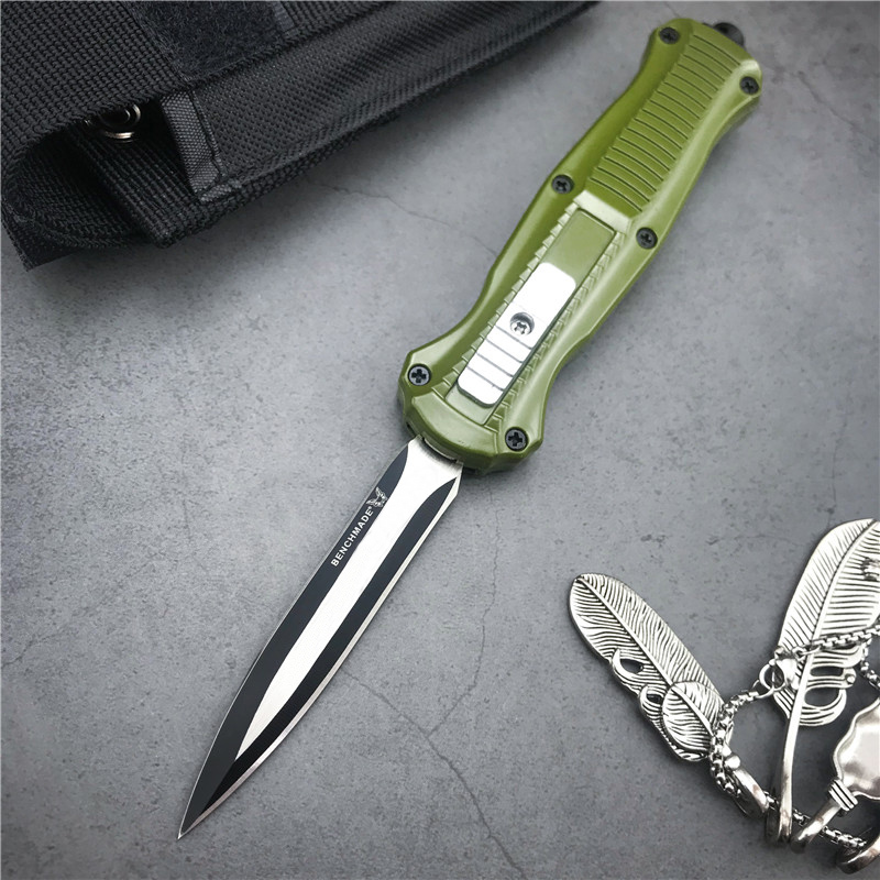 Benchmade 3300 Automatic Fast Open Knife Double Action Knives High Hardness Outdoor Camping Tool Survival Tactical Self defense Hunting Knife BM 3200 3400
Benchmade 3300 Automatic Fast Open Knife Double Action Knives High Hardness Outdoor Camping Tool Survival Tactical Self defense Hunting Knife BM 3200 3400