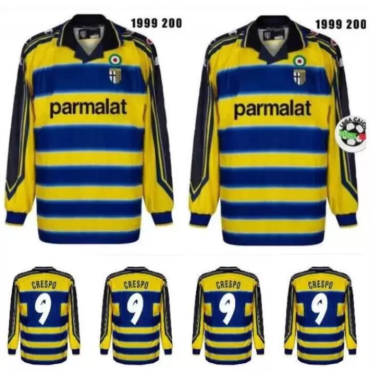 Long sleeve 1999 2000 Parma Retro soccer Jersey Home 99 00 8 BAGGIO 9 CRESPO 10 ORTEGA 11 AMOROSO F CANNAVARO Football shirt
Long sleeve 1999 2000 Parma Retro soccer Jersey Home 99 00 8 BAGGIO 9 CRESPO 10 ORTEGA 11 AMOROSO F CANNAVARO Football shirt