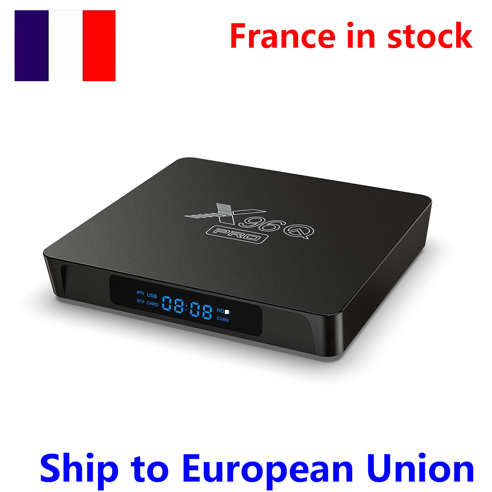 SHIP FROM France X96Q Pro tv box Android 10.0 Smart Allwinner H313 4K 100M LAN 1gb 2GB ram 8gb 16GB rom 2.4G Wifi
SHIP FROM France X96Q Pro tv box Android 10.0 Smart Allwinner H313 4K 100M LAN 1gb 2GB ram 8gb 16GB rom 2.4G Wifi